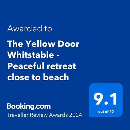 The Yellow Door Whitstable - Peaceful Retreat Close To Beach Luaran gambar